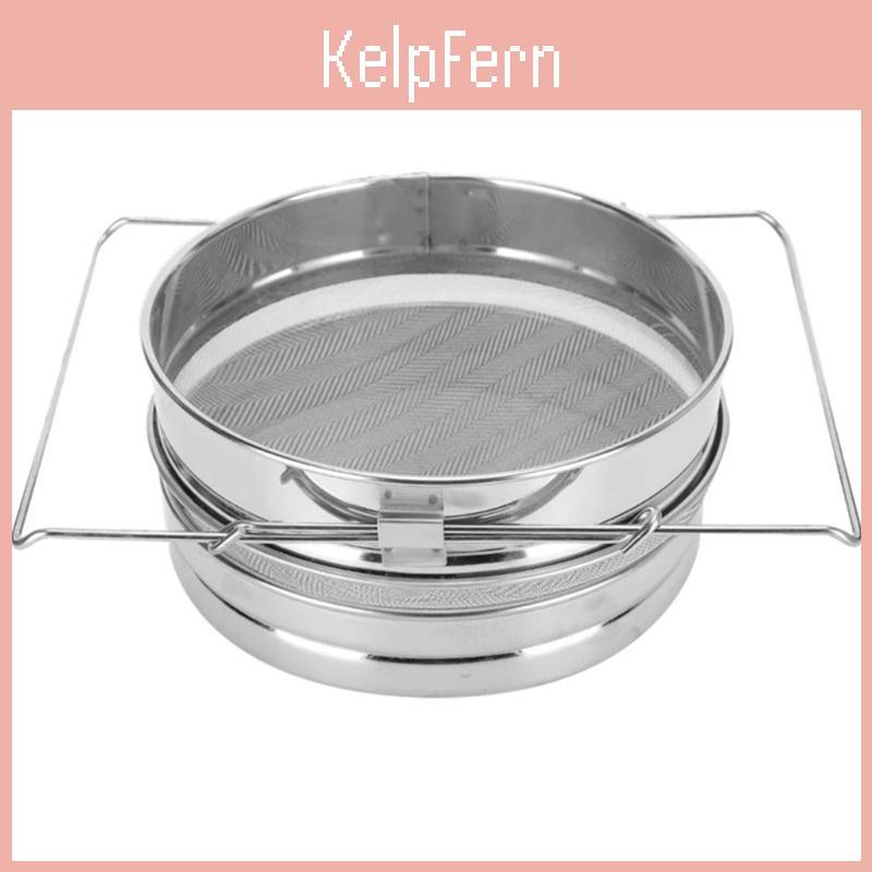 Stainless Heavy Mesh Duty Double Steel Honeys Filter Fit Beekeeping With Adjustable Telescoping Arm For 5 Gallon Bucket