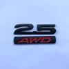3D Metal 2.0 2.5 AWD Logo Letters Car Trunk Emblem Badge Decal 2.5 AWD Sticker Accessories
