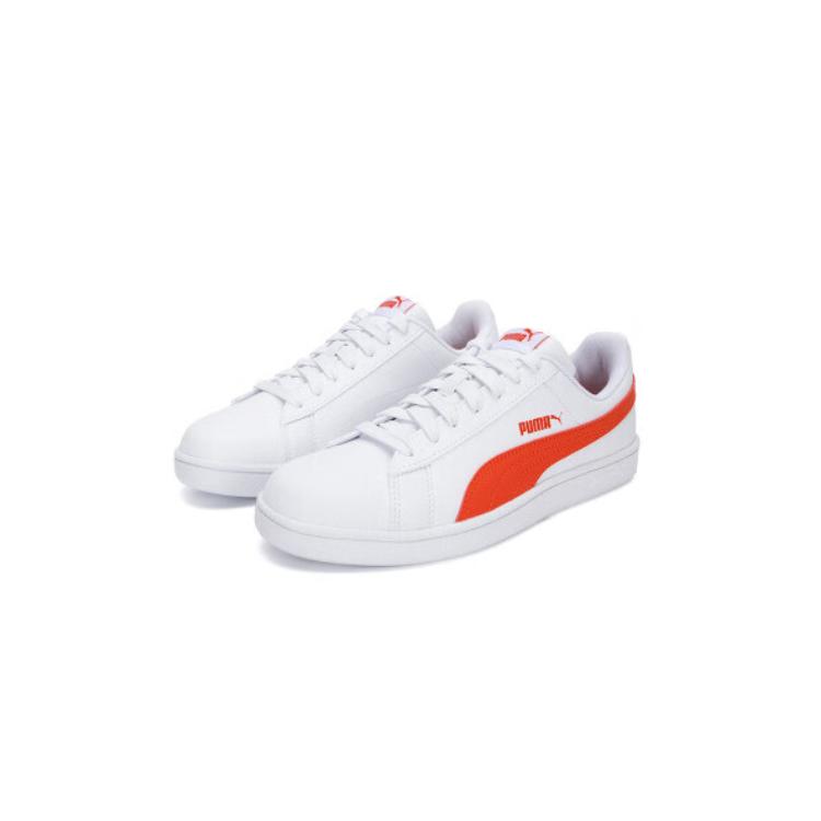 Puma Up Comfortable Versatile Low-Top Skate Shoes Unisex Sneakers White Red 372605-50