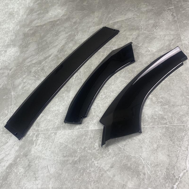 3 PCS Gloss Black 1:1 Maxton Style Car Front Bumper Lip Splitter For Seat Leon MK2 Cupra FR R 2009-2012 Facelift Body Kit Tuning