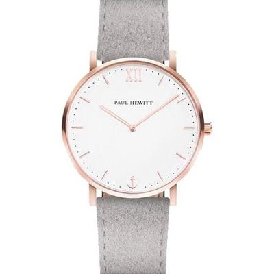 Boys Grey Leather 36mm Parallel Import PH-SA-R-Sm-W-37S Wrist Watch