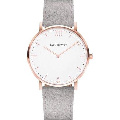 Boys Grey Leather 36mm Parallel Import PH-SA-R-Sm-W-37S Wrist Watch
