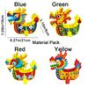 Cartoon Dragon Boat Handcraft Non Woven Fabric Boat Festival Material Package  Classroom