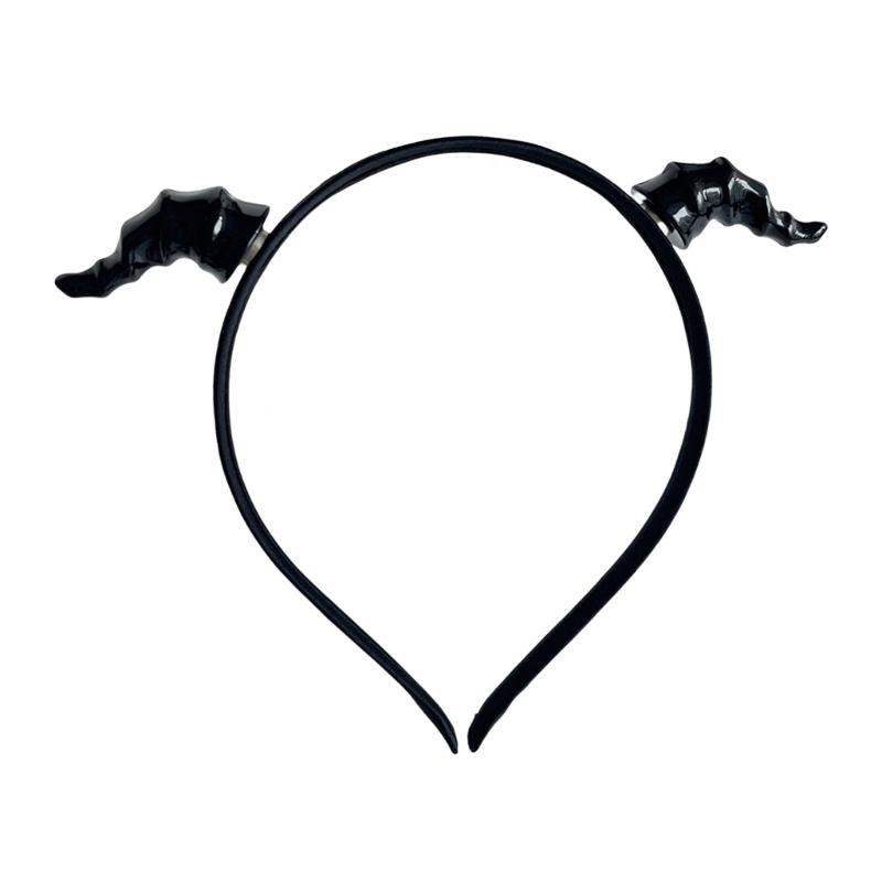 Devil Horn Hairband For Halloween Costume Parties Detachable Horn Hairband Hair Styling Accessory For Adult Kids Party