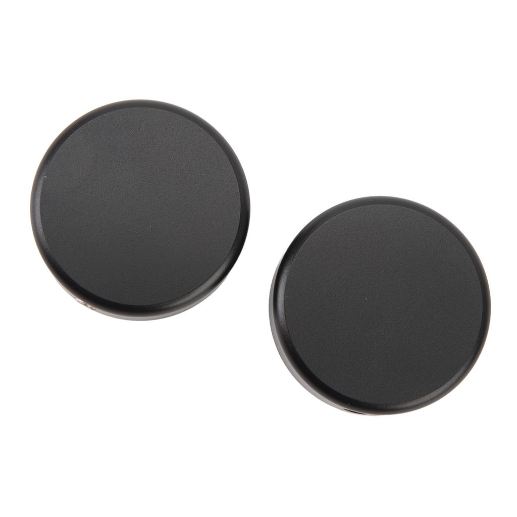 2Pcs Front Fork Stem Cover Durable Delicate Look Upper Fork Stem Cover Axle Nut Cap for CMX 250 300 500 Black