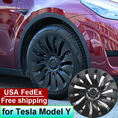 19-дюймовые колпаки ступицы колеса ModelY для Tesla Model Y 2023, аксессуары для замены производительности, автомобильные колпаки ступицы MY, полноразмерные колпаки обода