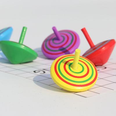 EDC 4шт деревянные классические красочные волчки развивающие детские игрушки для снятия стресса