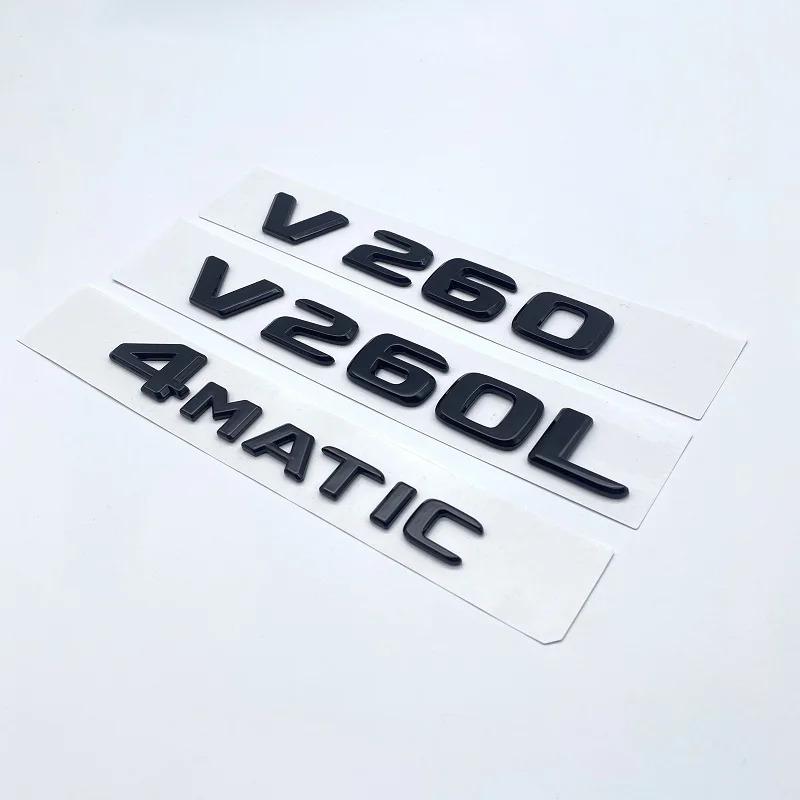 3D Letters V260L V220d V250d V300d NIGHT EDITION Emblem for Mercedes Benz V W447 Car Fender Badge Trunk Nameplate Logo Sticker OG7
