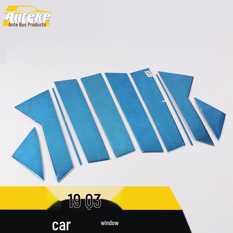 Q3 Car Window Trim: Stainless Steel Stickers for Car Body Modification