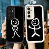 Чехол для телефона Samsung Galaxy A17 A16 A15 A14 A13 Funny Stickman Matchman A56 A36 A26 A55 A35 A25 A54 A34 A24 A53 A33 A23 A07 A0