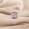 Natural Morganite Gemstone 925 Sterling Silver Handcrafted Jewelry Beautiful Ring Gift For Women RR-74-8