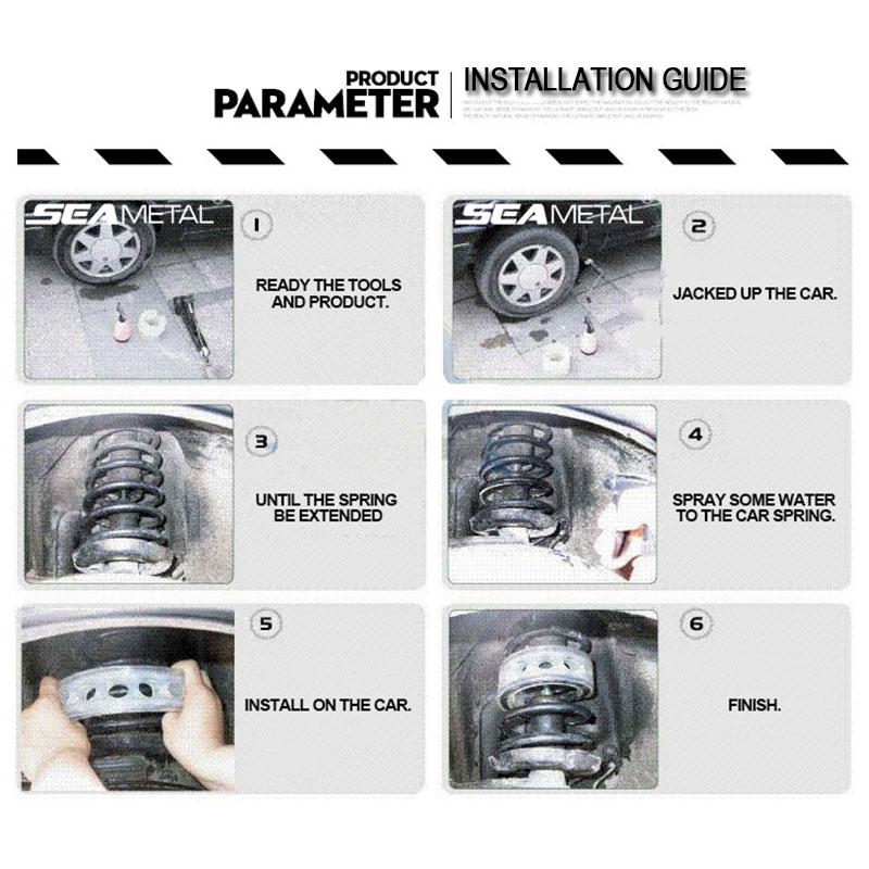 2 ШТ. Автомобильный Амортизатор Пружинный Бампер Авто-буферы A/B/C/D/E/F Тип Пружины Бамперы Подушка