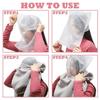 100Pcs Breathable Face Makeup Protector Hood Non-Woven Makeup Clothing Protector  Bridal Shops