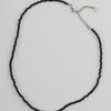 BICYCLE TROPHY Pickman Daily Bead Necklace 05 (BLACK / 3mm Miyuki Beads)