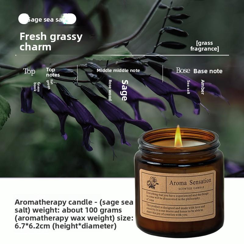 Scented Candles Provide A Long-lasting Aroma To Aid Sleep. Romantic Bedroom Light Essential Oil Scented Ornaments