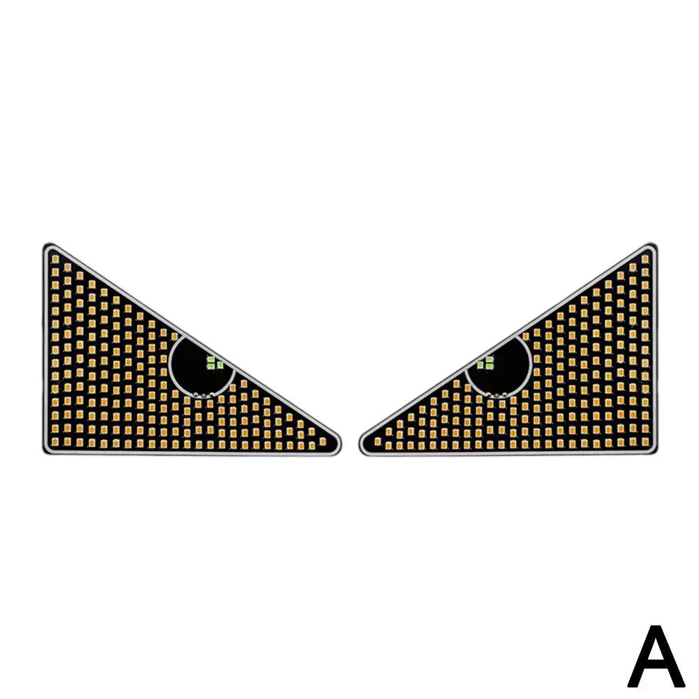 Car Windshield Glow Flexible LED Panel Devil Eyes Light LED Signal Lights Flashing LED Decoration Light For Car Windshield F6V0