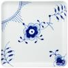 Imported Royal Copenhagen Blue Fluted Mega Square Dish Plate 20cm Wedding Gift Present 1027458 [Regular Product]