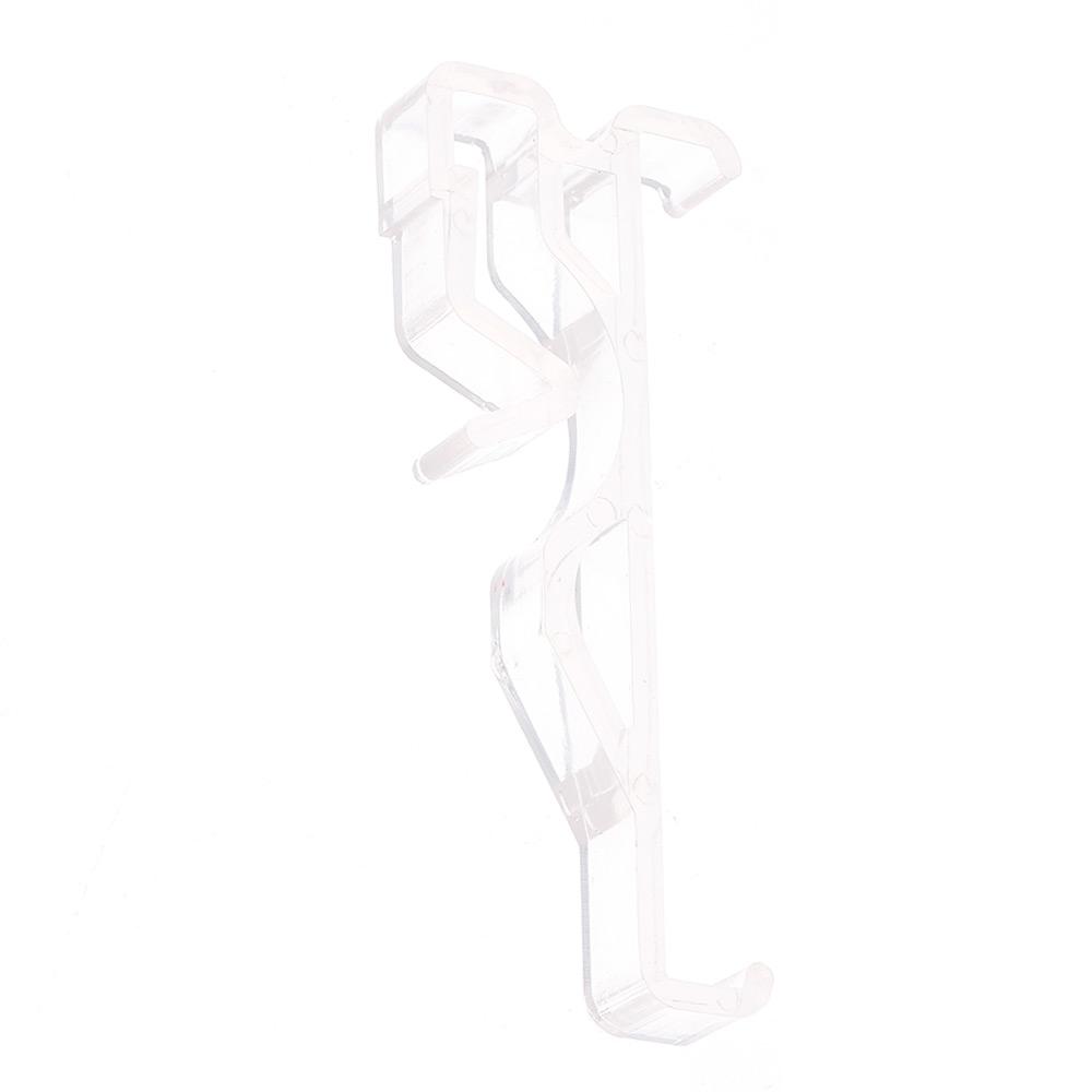 Clear Hidden Retainer Holder Clip 2.5inch Hidden Window Blind Clips  For Window Blind Valance