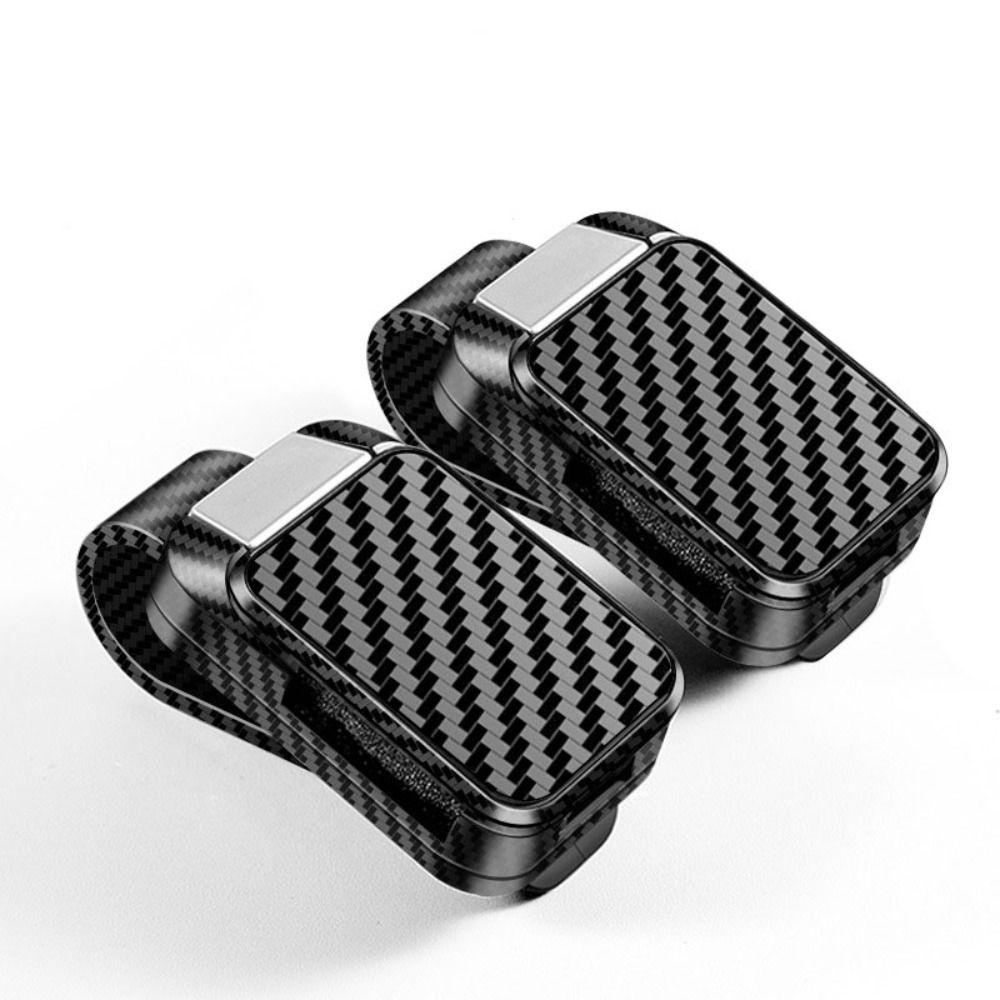 Нажимной переключатель для автомобильных очков, противоударный футляр для очков, портативный автомобильный держатель для солнцезащитных очков с ручкой