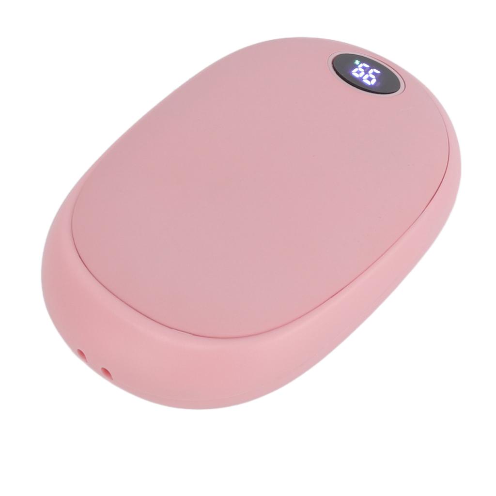 Электронная грелка для рук с регулируемой температурой, ЖК-дисплей, портативная, перезаряжаемая, USB, мини-ручка