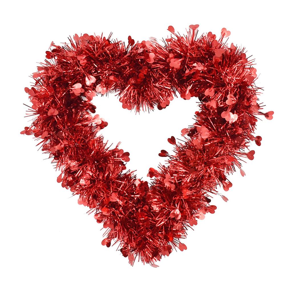 Valentines Heart Shaped Wreaths, Artificial Wreath, Fit for Indoor , Decorative