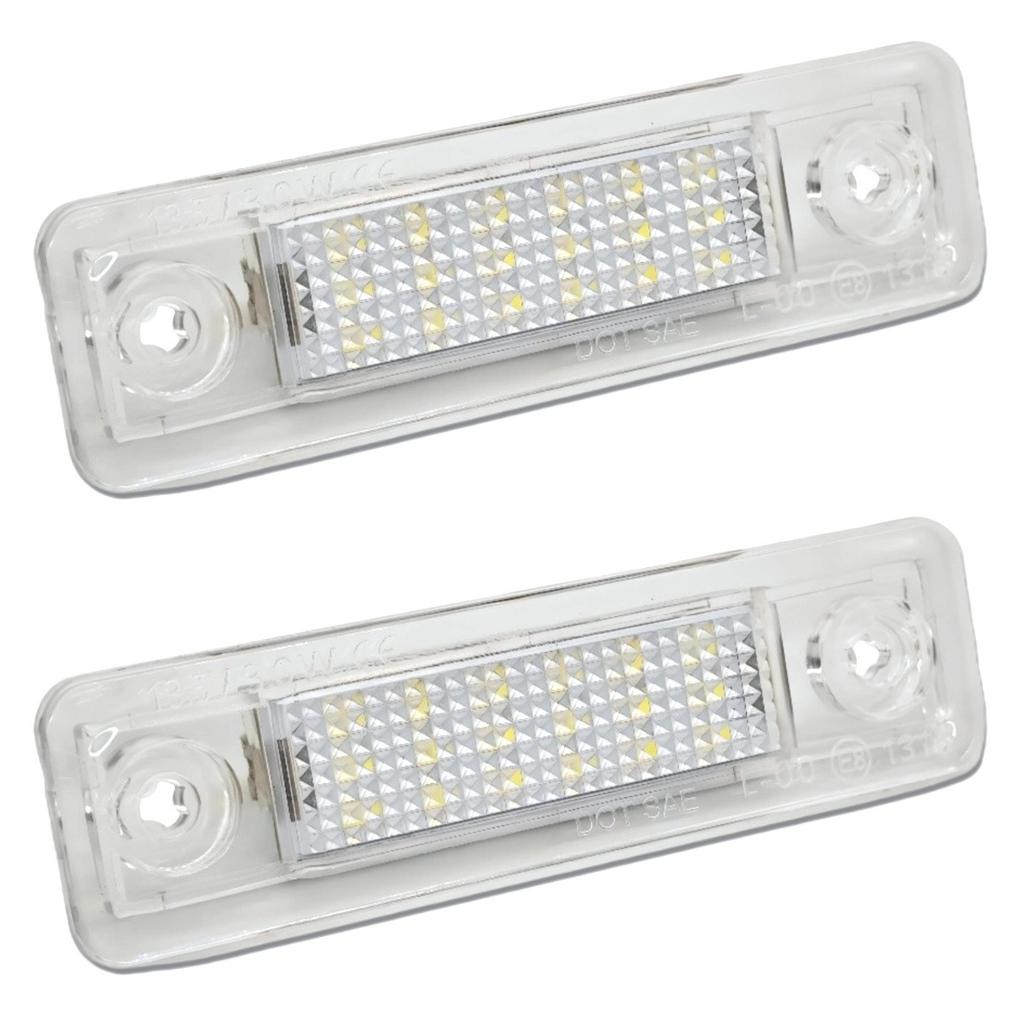 2 шт. светодиодных фонарей подсветки номерного знака 650 лм, совместимых с Opel 12 В Off-Road