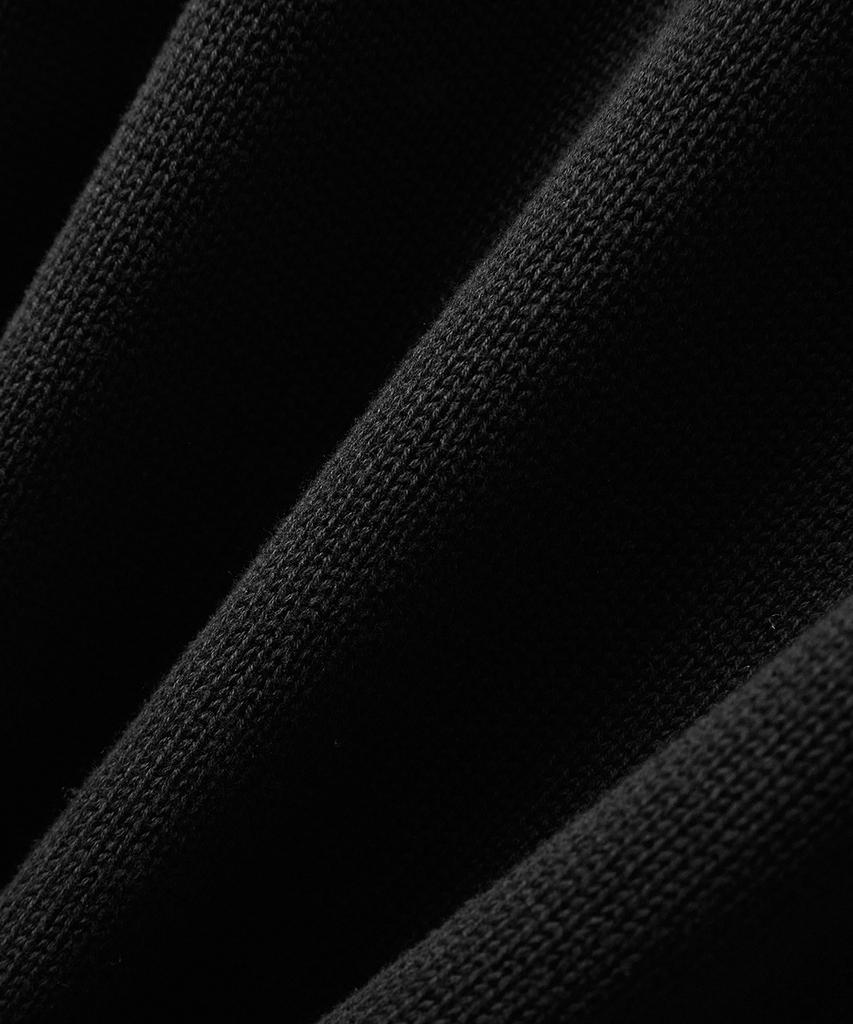 ASP Cotton V-Neck Knit Black
