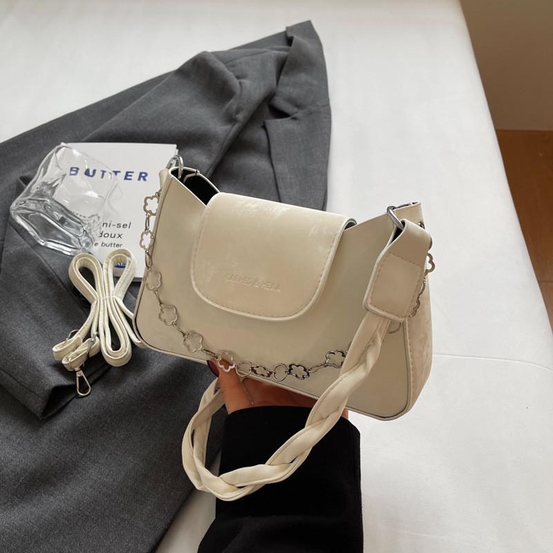 2024 Spring Fashion Women's Chain Strap Crossbody Bag Elegant Minimalist Small Handbag