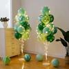 Glow-in-the-Dark Floor Balloons for Birthdays & Anniversaries, New Year’s Movable Stand