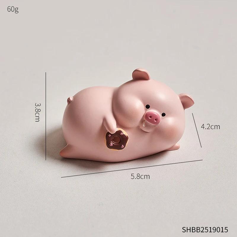Художественный милый поросенок офисный стол креативное украшение девушка стол украшение автомобиль эмоциональная стабильность исцеление автомобиль сейф