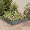 VidaXL Raised Garden Bed Liner 120x120x25 Cm Solid Fir Wood 364294