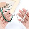 Унисекс браслет для пары с магнитной застежкой и бусинами 6 мм - Нишевый дизайн