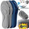 4Pcs Memory Foam Orthopedic Insoles for Shoes Antibacterial Deodorization Sweat Absorption Insert Sport Shoes Running Pads