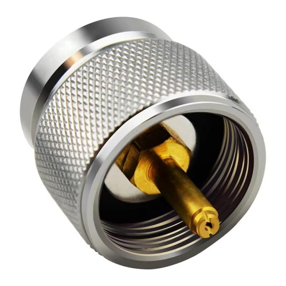 Многоразовый адаптер для заправки пропаном газовой плиты Ручной соединитель шланга баллона СНГ