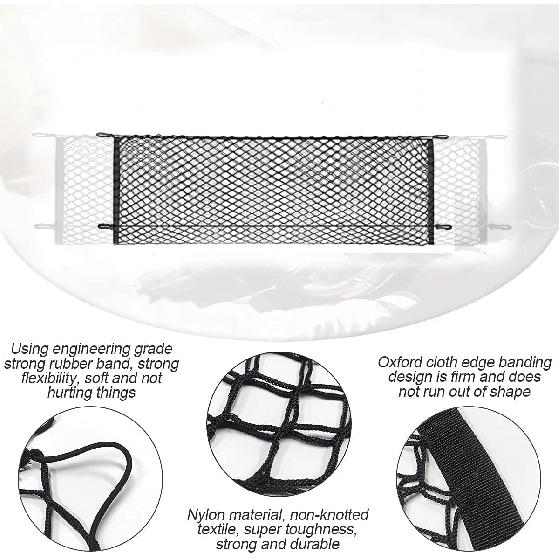 Rear Trunk Cargo Net Compatible With Hyundai Santa Fe 2013 To 2024 2025