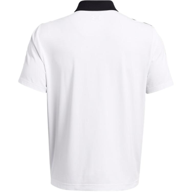 Under Armour Playoff 3.0 Letter Print Golf Polo с коротким рукавом для мужчин Polo White 1383153-100