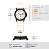 Fossil СИНИЕ Дата Белый Силиконовый Часы Три Стрелки