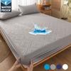 NEW Solid Color Quilted Embossed Waterproof Mattress Protector Fitted Sheet Style Cover for Mattress Thick Soft Pad for Bed (No Pillowcase)