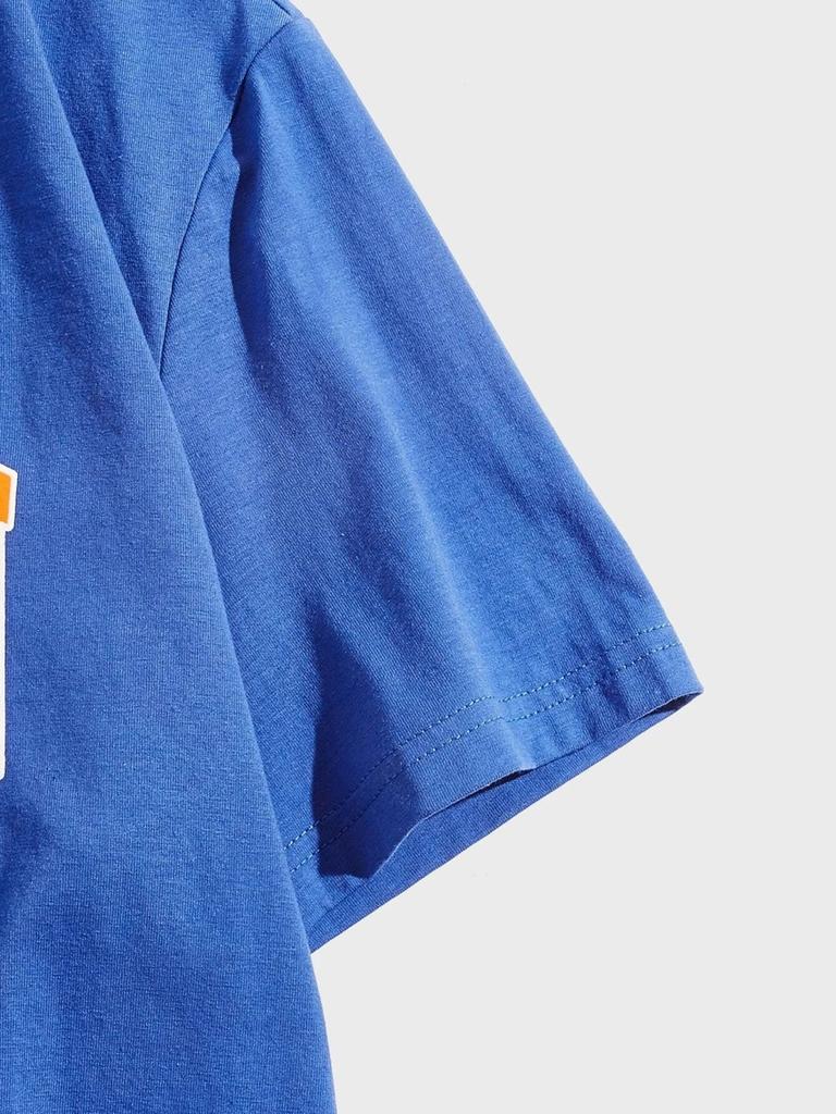 Midwestern Usa City Letter Graphic Printing Men T-Shirt Fashion Oversize High Quality Tops Summer Breathable Tshirts Cotton Tops