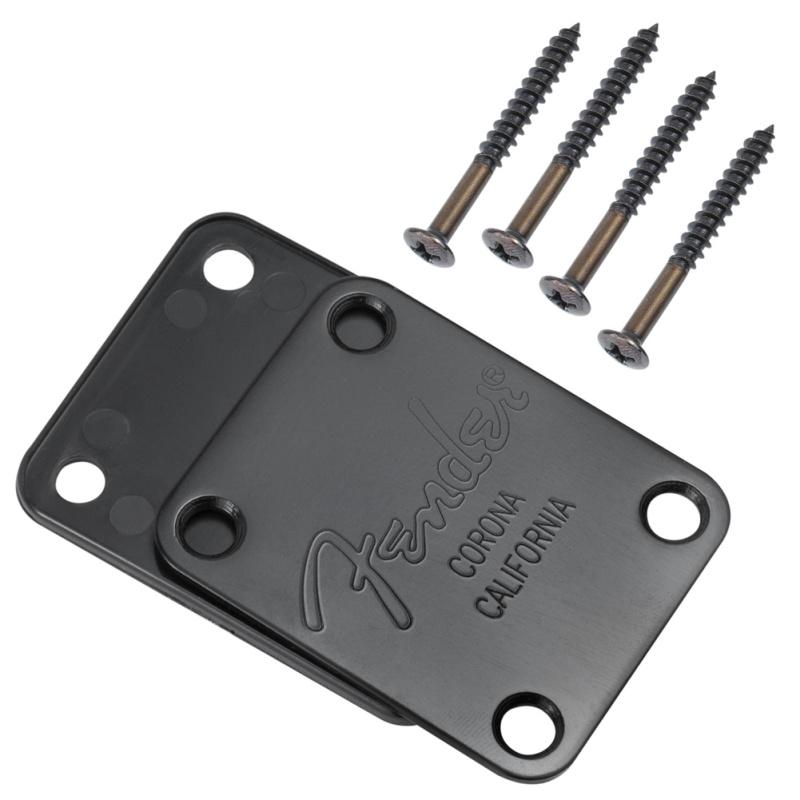 Пластина для шеи электрогитары, усиленная пластина хвостовика с 4 отверстиями, защитная плата для соединения шеи гитары