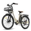 Electric Bicycle FAFREES F26 Lasting 250W Motor 36V20.3Ah Battery 26*1.95'' Tires 25km/h Max Speed 140km Range SHIMANO 7 Speed