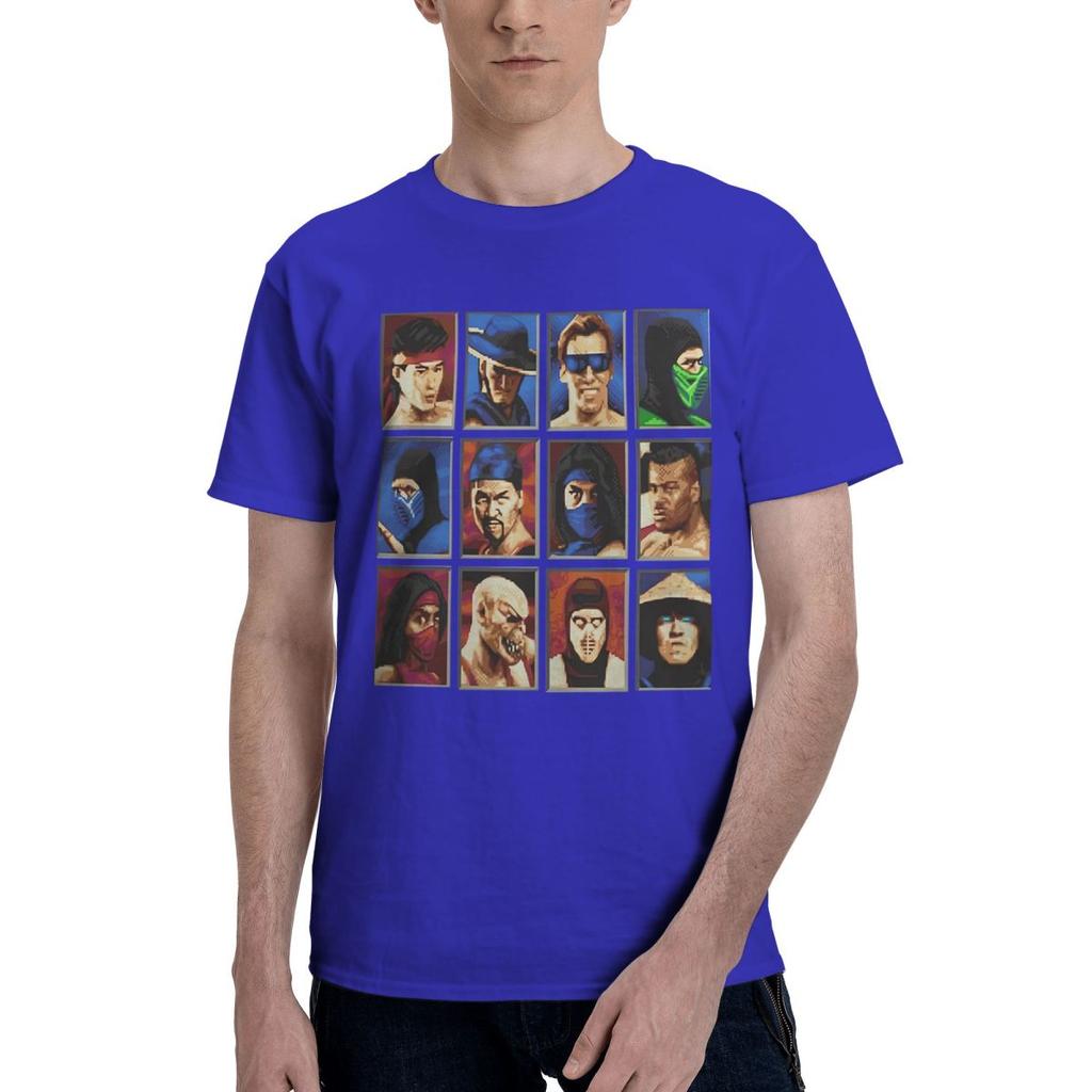 Genesis Mortal Combat Game 100 Cotton Casual Breathable Confortable Man Mens TShirts Clothes Men