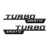 2 шт. Наклейка на крыло TURBO 4MATIC, Наклейка на боковую часть передней двери для Brabus Mercedes Benz AMG Maybach A/C/E/S, Наклейка Brabus, Рождественская ED1