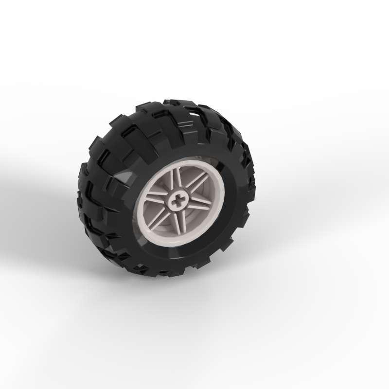 Compatible Building Blocks: Technic Car Wheel Hub 30x20mm, Starting from 1KG