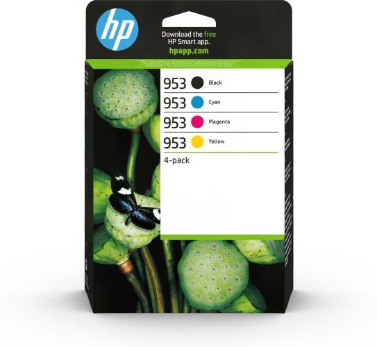 Hp 953 Cmy 4-Pack (6Zc69Ae) Ink Cartridge Multipack, C/M/Y