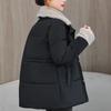 Fashion Winter Coat Female Warm Parkas Faux Fur Collar Casual Thick Women Jackets
