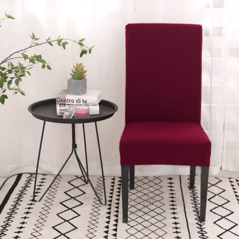 Breathable High Back Spandex Chair Cover Elastic Stretch Dining Room Seat Protector for Wedding Banquet Hotel