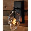 Vintage Country Style Skeleton Wall Lamp Antique Decorative Loft Bar Halloween Aisle Corridor