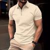 Летняя мужская футболка поло с коротким рукавом