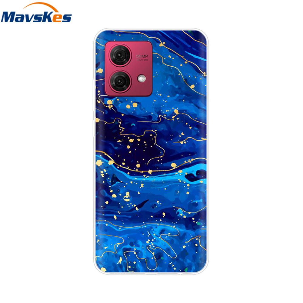 Для Motorola Moto G84 Чехол Роскошный ТПУ Мягкий Прозрачный Силиконовый Задняя Крышка Телефона для Moto G84 G54 5G Защитные Ударопрочные Чехлы Funda